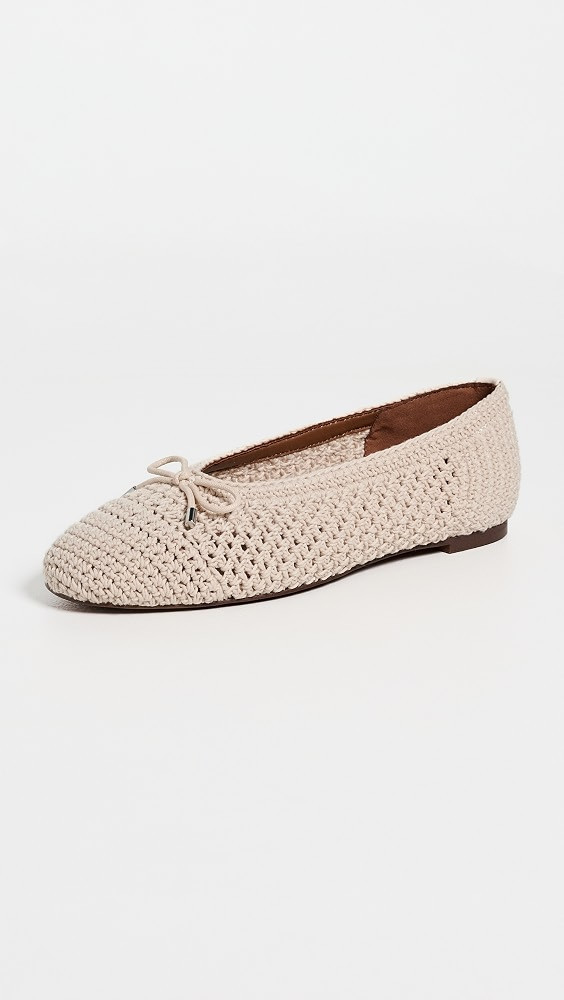 Hester Crochet Ballet Flats | Shopbop