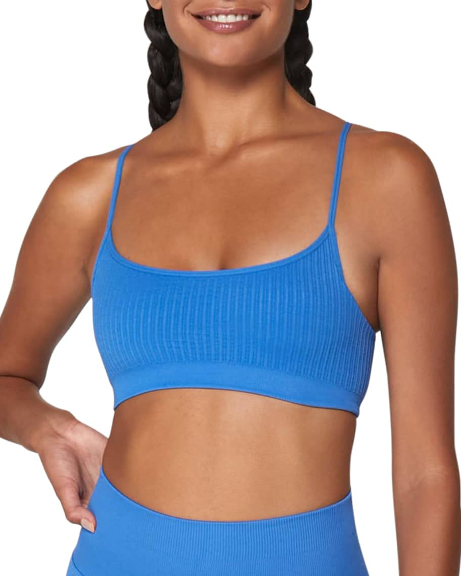 Spiritual Gangster Wide Rib Scoop Sports Bra | Neiman Marcus