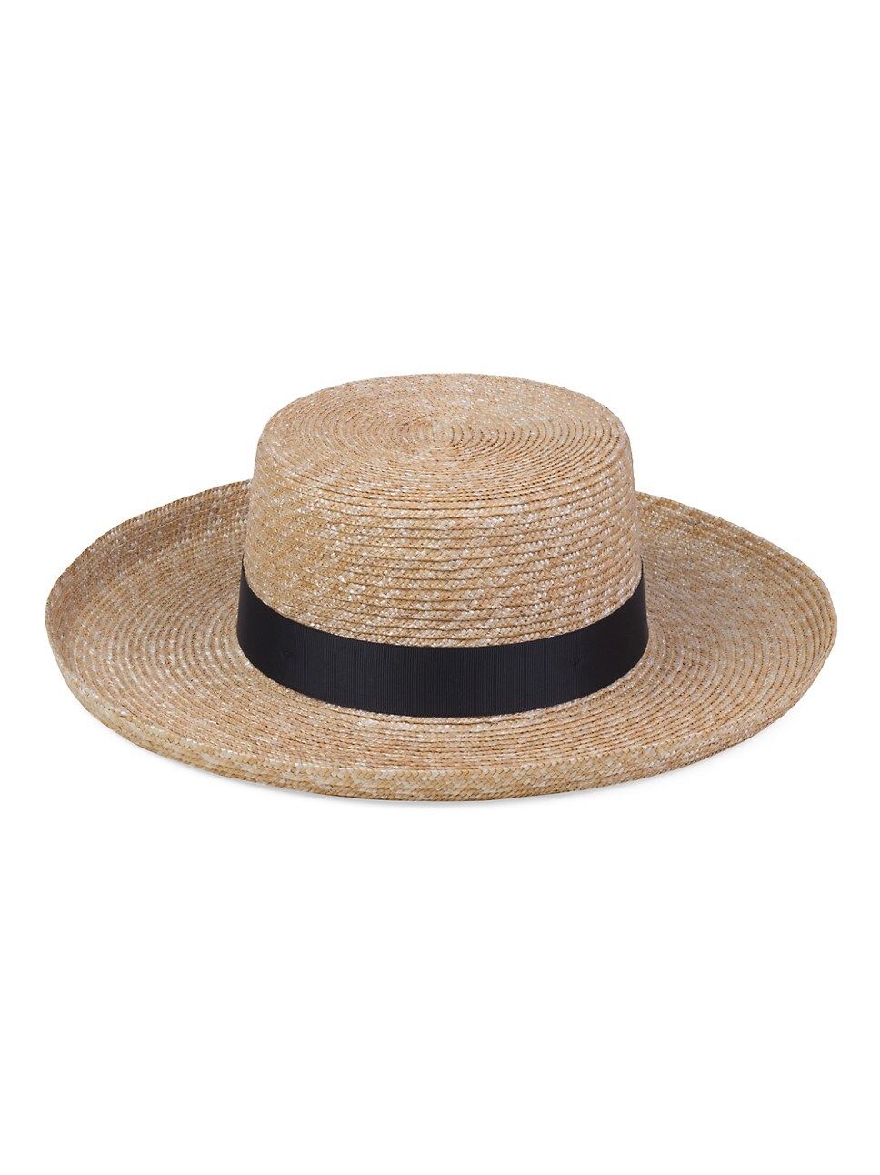 The Violette Straw Boater Hat | Saks Fifth Avenue