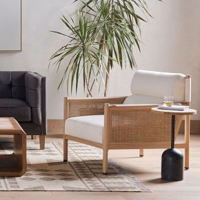 Cane Arms Chair | West Elm (US)