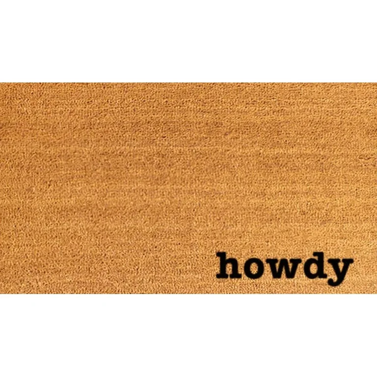 Howdy Doormat Howdy Door Mat Howdy Welcome Mat Howdy Mat Howdy Funny Doormat Howdy Rug Housewarmi... | Walmart (US)