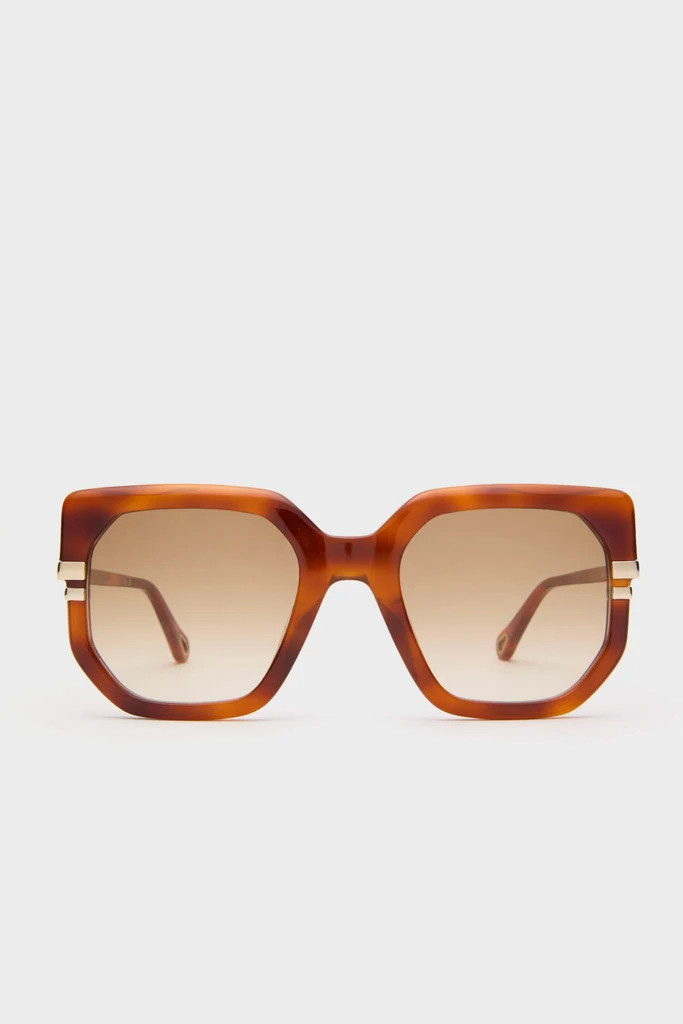 Shiny Blonde Havana West Sunglasses | Tuckernuck (US)