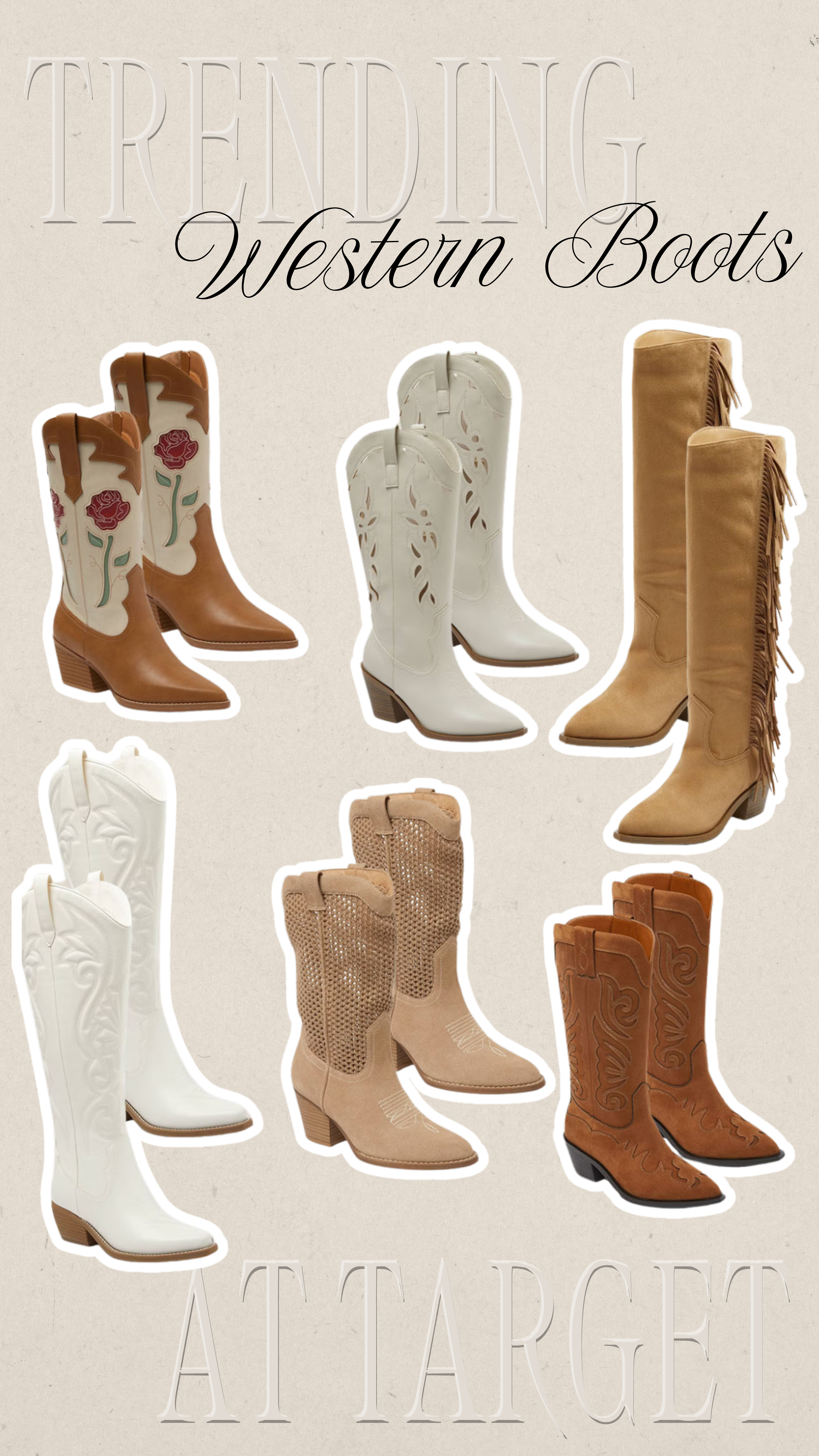 Trending Boots | Western Boots | Target Western Boots 

 #LTKootd #LTKSeasonal