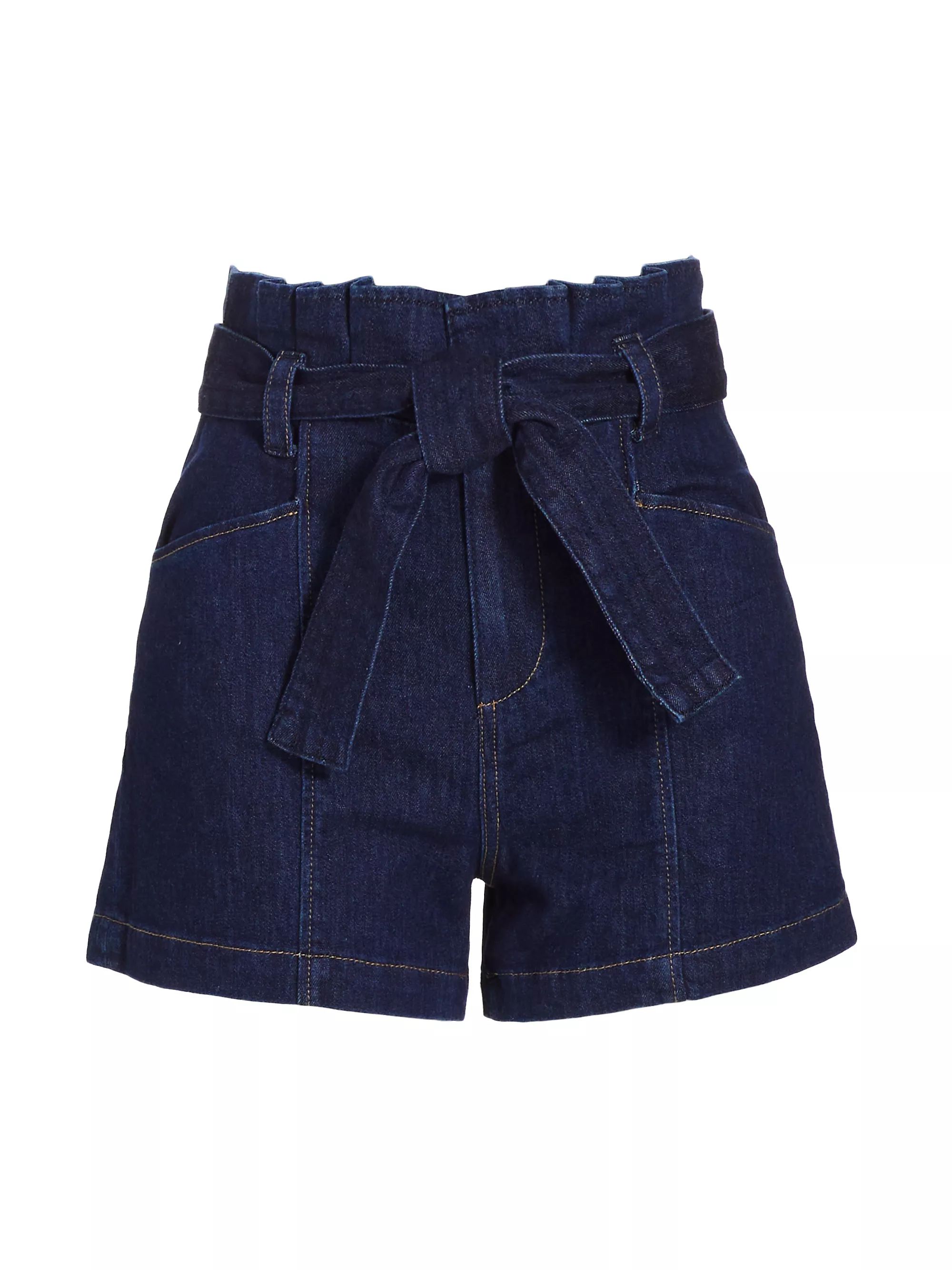 Anessa Belted Denim Shorts | Saks Fifth Avenue