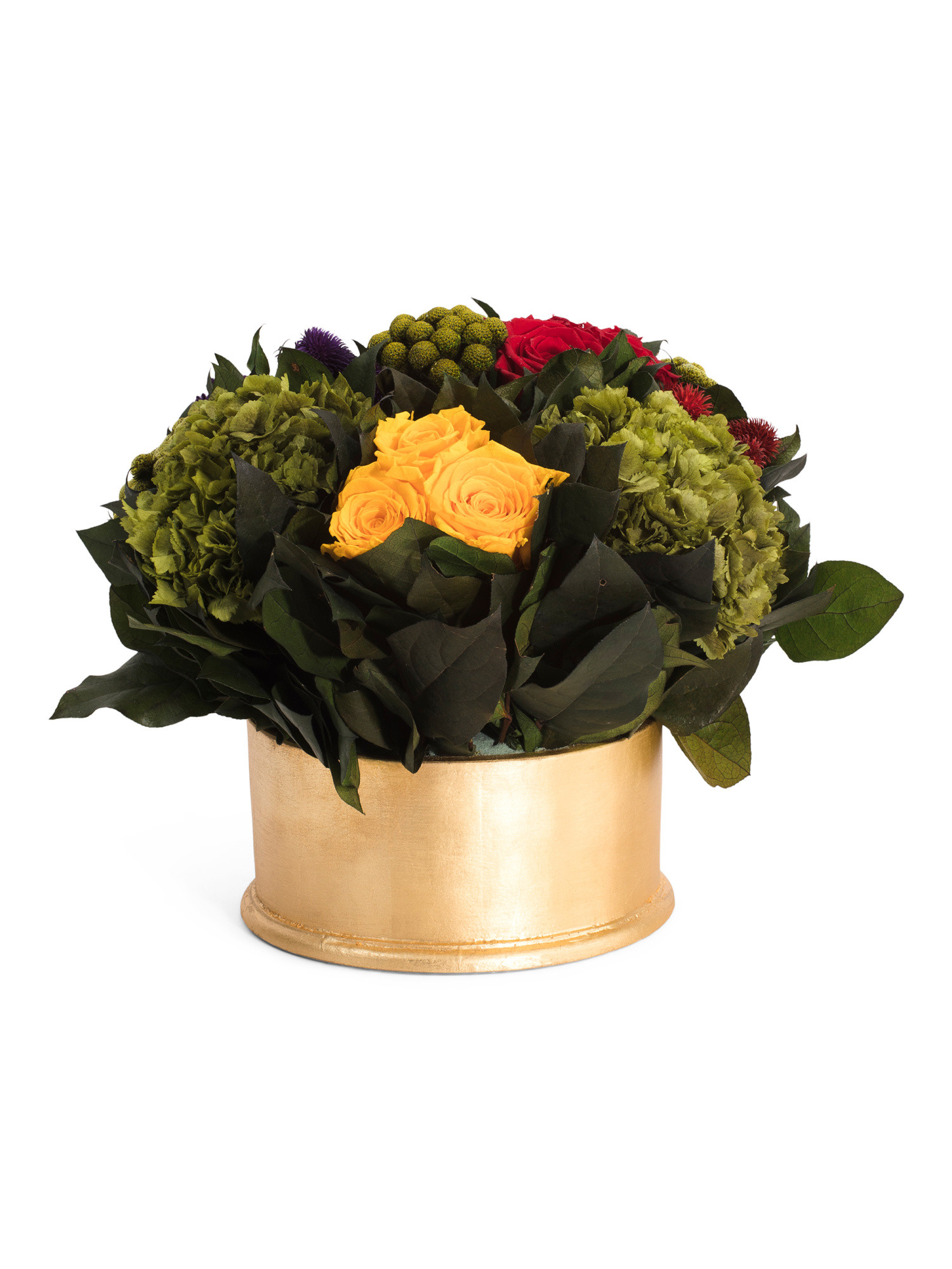 Real Preserved Floral Arrangement In Round Planter | Home | Marshalls | Marshalls