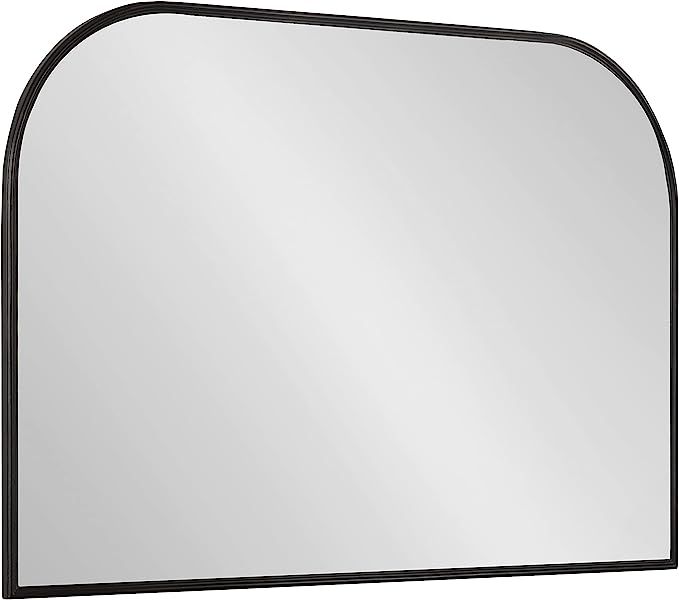 Kate and Laurel Caskill Framed Arch Wall Mirror, 36x24, Black | Amazon (US)