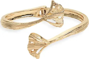 Nordstrom Gingko Leaf Hinged Cuff Bracelet | Nordstrom | Nordstrom