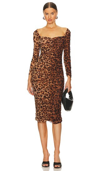 Marise Dress in Fawn Leopard | Revolve Clothing (Global)
