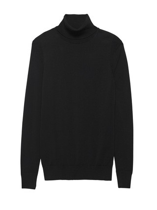 Stretch-Cotton Turtleneck Sweater | Banana Republic US