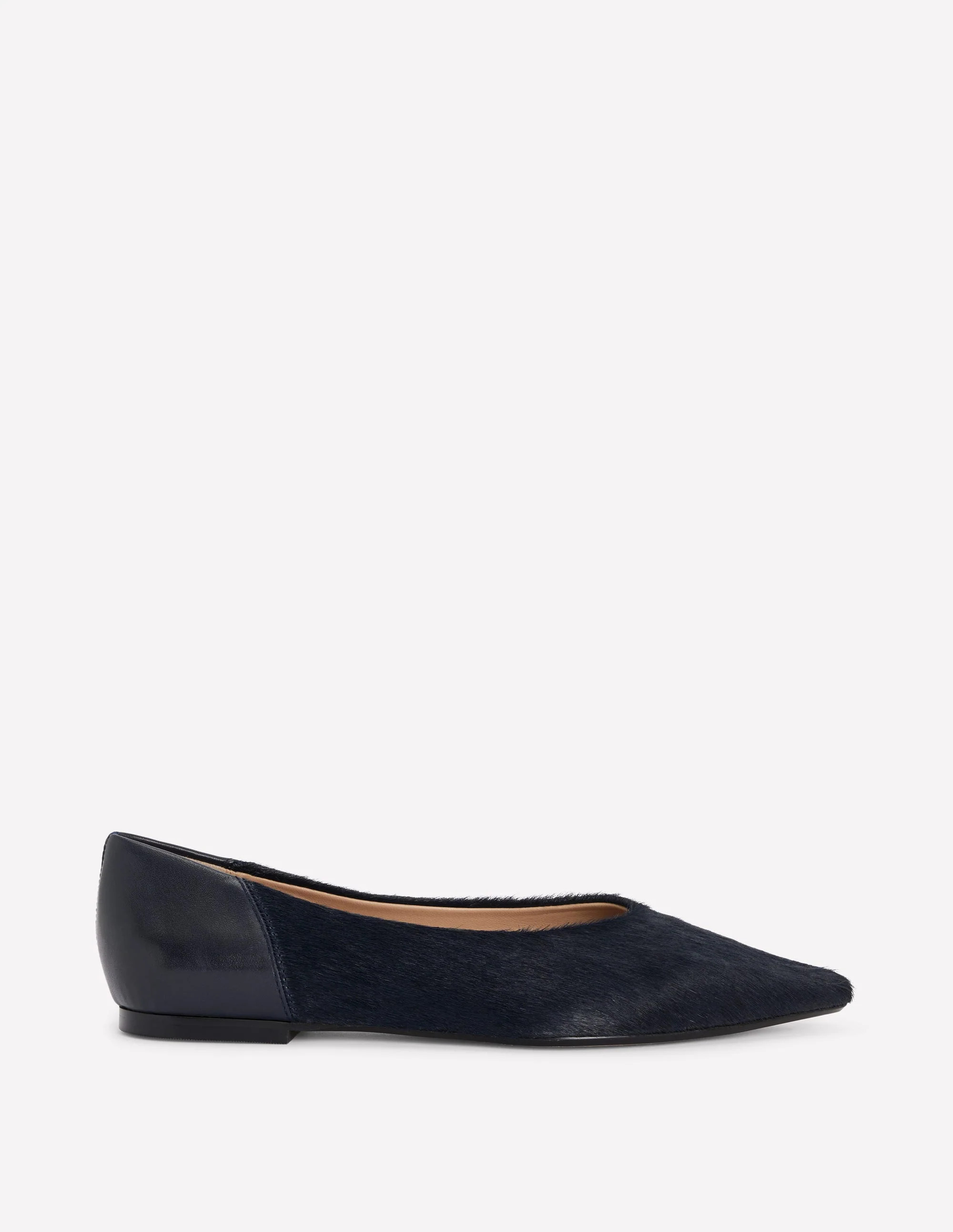 Nigella Pointed Toe Flats-Navy | Boden (US)