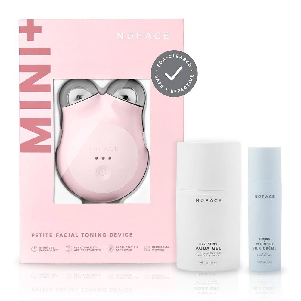 NuFACE MINI+ Microcurrent Facial Device Kit - FDA Cleared Face Sculpting & Skin Tightening Device... | Amazon (US)