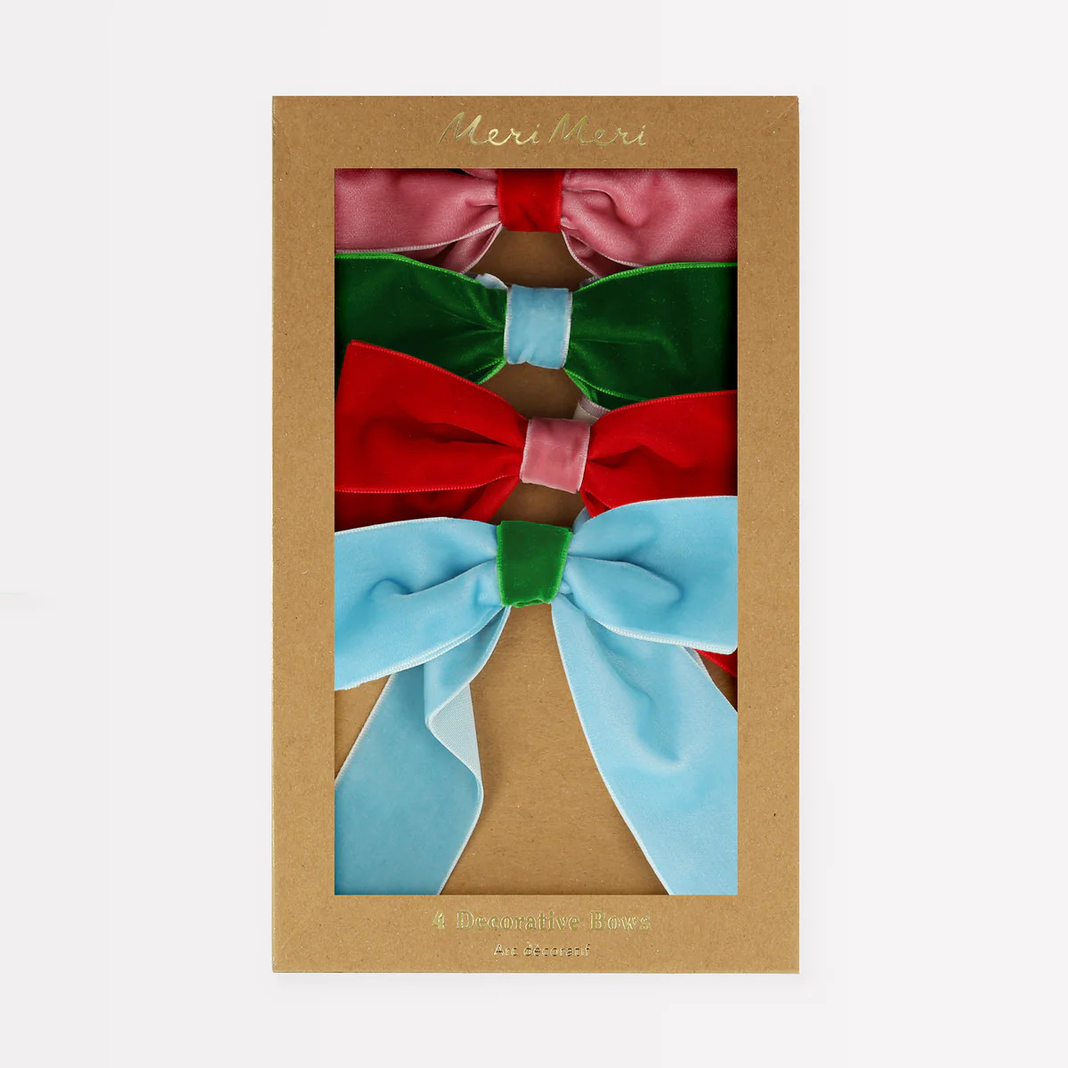 Decorative Velvet Bows (x 4) | Meri Meri