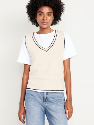 SoSoft V-Neck Layering Vest | Old Navy (US)