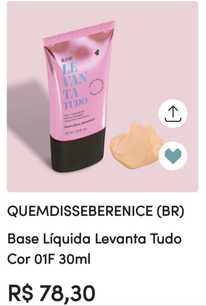 Com textura leve e aveludada, sua fórmula deixa a pele livre de impurezas através de ativos hidratantes, antipoluentes e antioxidantes, que deixam seu rosto visivelmente esticadinho com efeito lifting e mega hidratação.https://rstyle.me/+cIsYJ9X5oQaVcNuvOJMZKg

#LTKbrasil