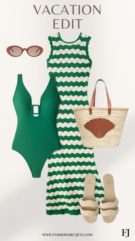 Loving this look for your next vacation. Vacation outfit. One piece, bathing suit.

#LTKfindsunder50 #LTKfindsunder100 #LTKover40