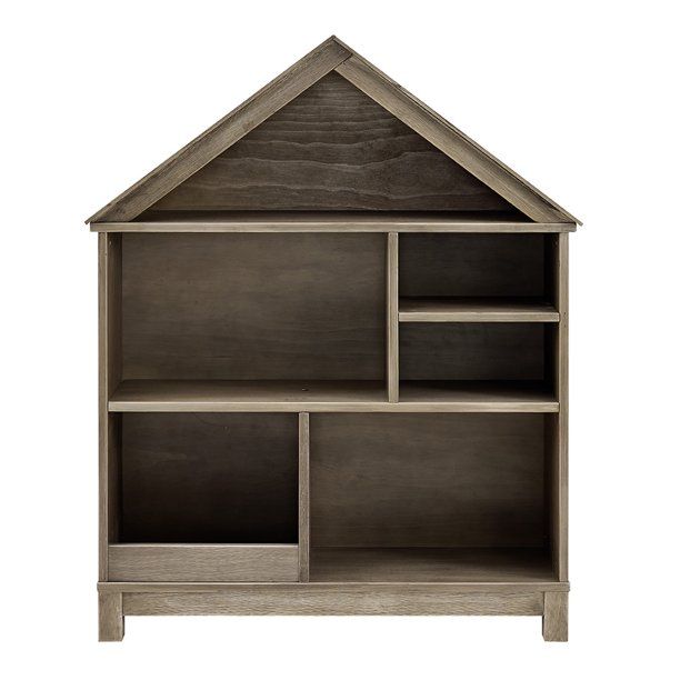 Modern Essentials Charlotte Kids House Style Solid Wood Bookcase, Multiple Colors - Walmart.com | Walmart (US)