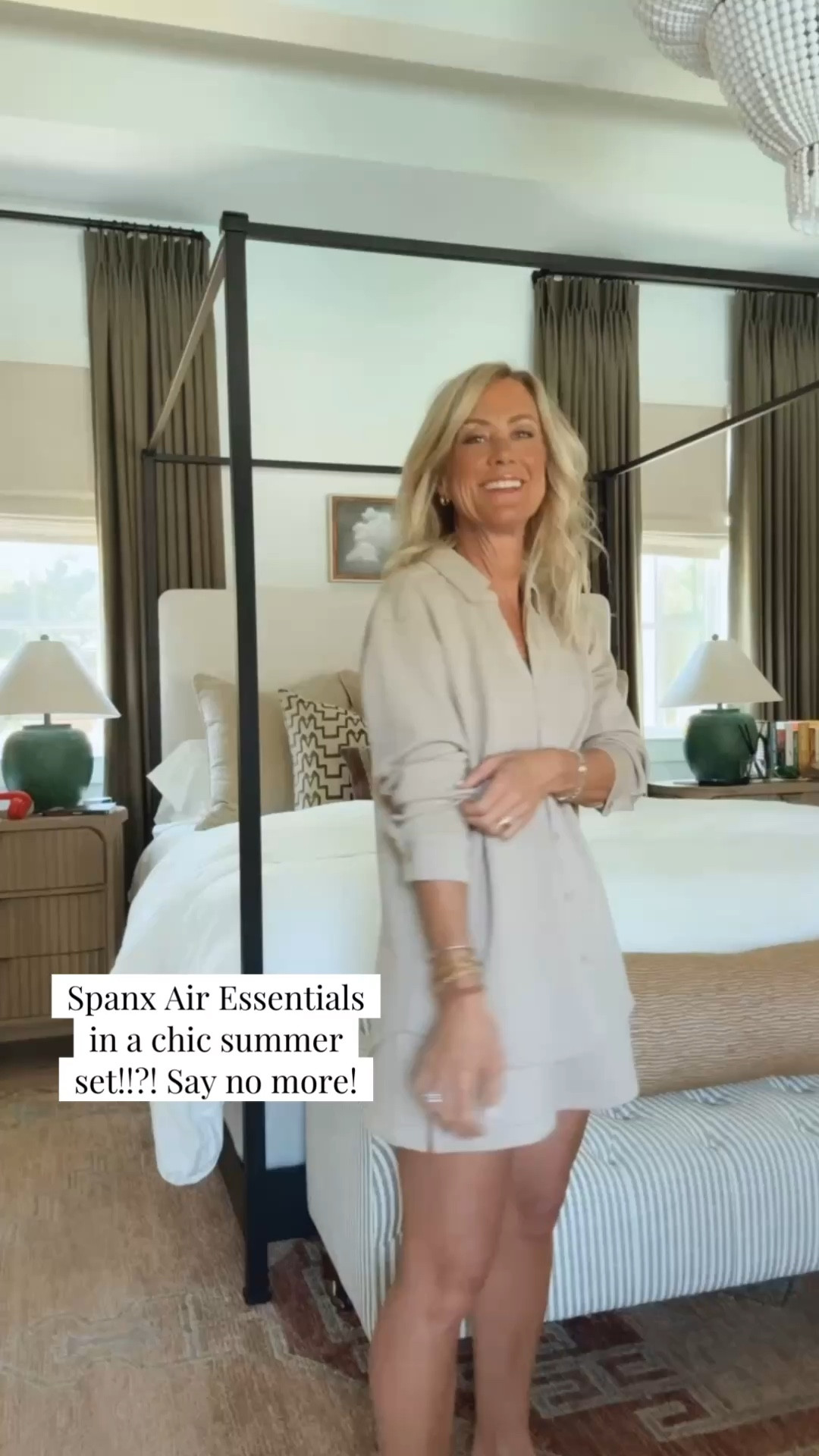 Spanx air essentials in a chic new Summer set! ￼

Shirt: extra small 
shorts: extra small ￼

#LTKOver40 #LTKgrwm #LTKootd