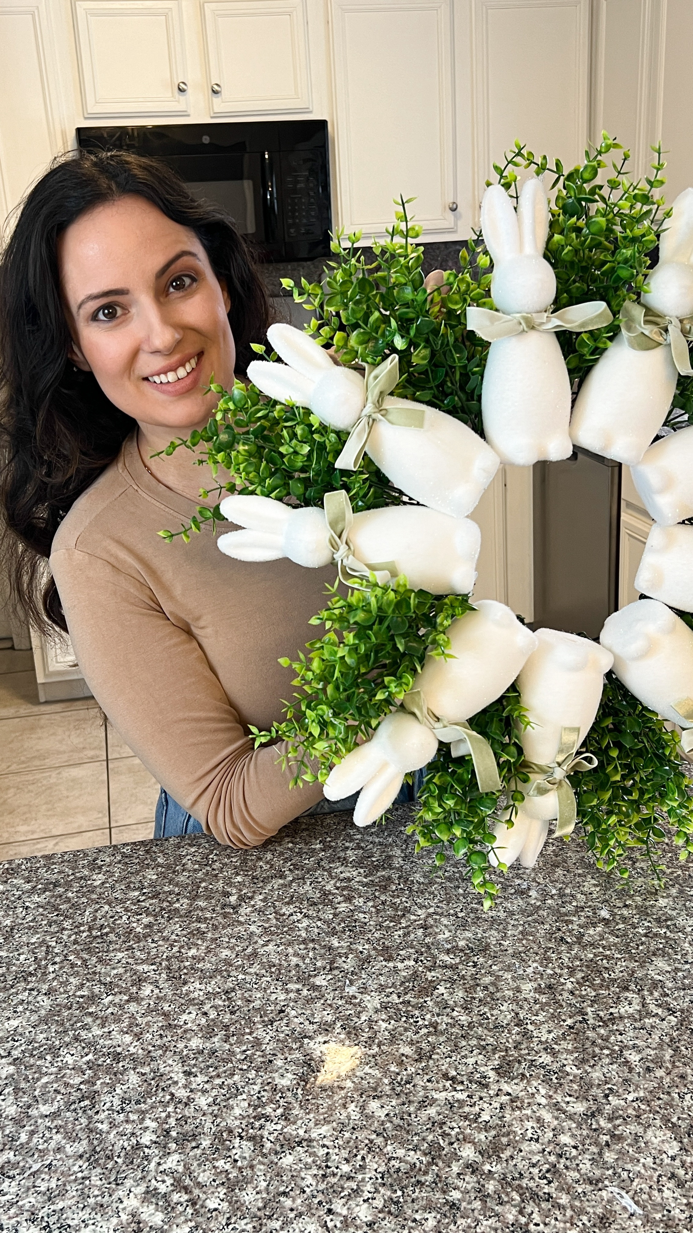 Flocked Bunny Wreath! 🐰 

Okay I think flocked bunnies are all really cute in all their colors, but I can’t find a way to decorate with them because I love neutrals 😆 

I love the way this wreath came out! It’s neutral, gives me a few flocked bunnies, and feels fresh and springy with the greenery! 

#LTKHome #LTKSeasonal