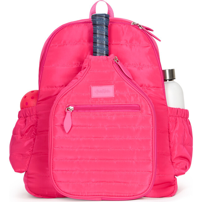 Ame & Lulu | Pickleball Time Backpack, Hot Pink | Maisonette | Maisonette