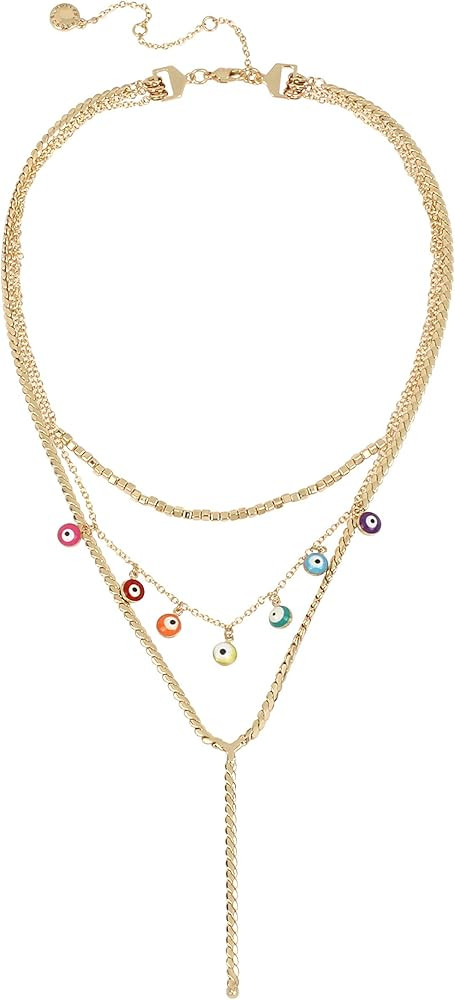 BCBGeneration Eye Layered Necklace | Amazon (US)
