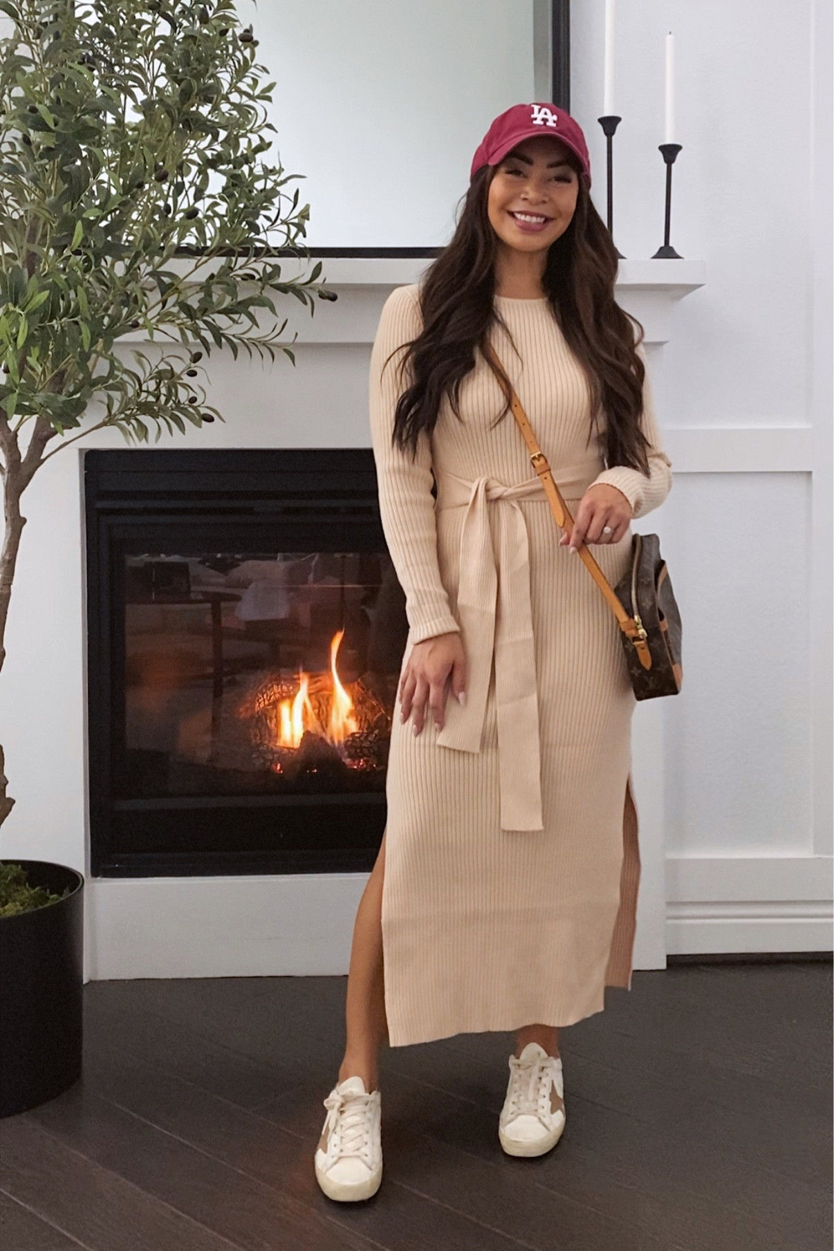 Midi sweater dress from Amazon

Casual mom outfits 

Wearing the medium 

#LTKfindsunder50 #LTKover40