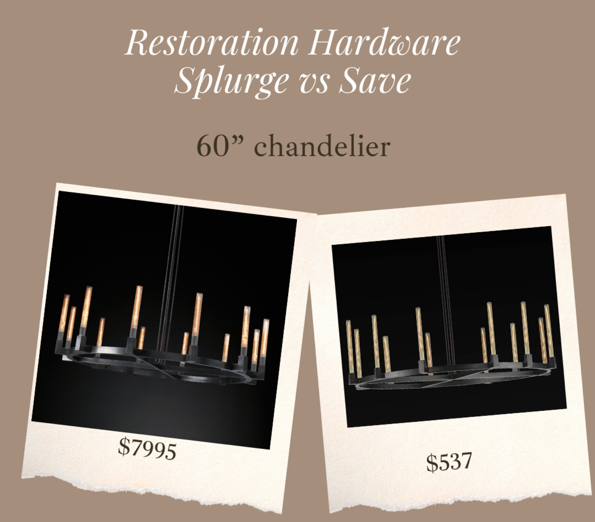 60” RH inspired chandelier!! Gallery lighting brand 🙌🏻