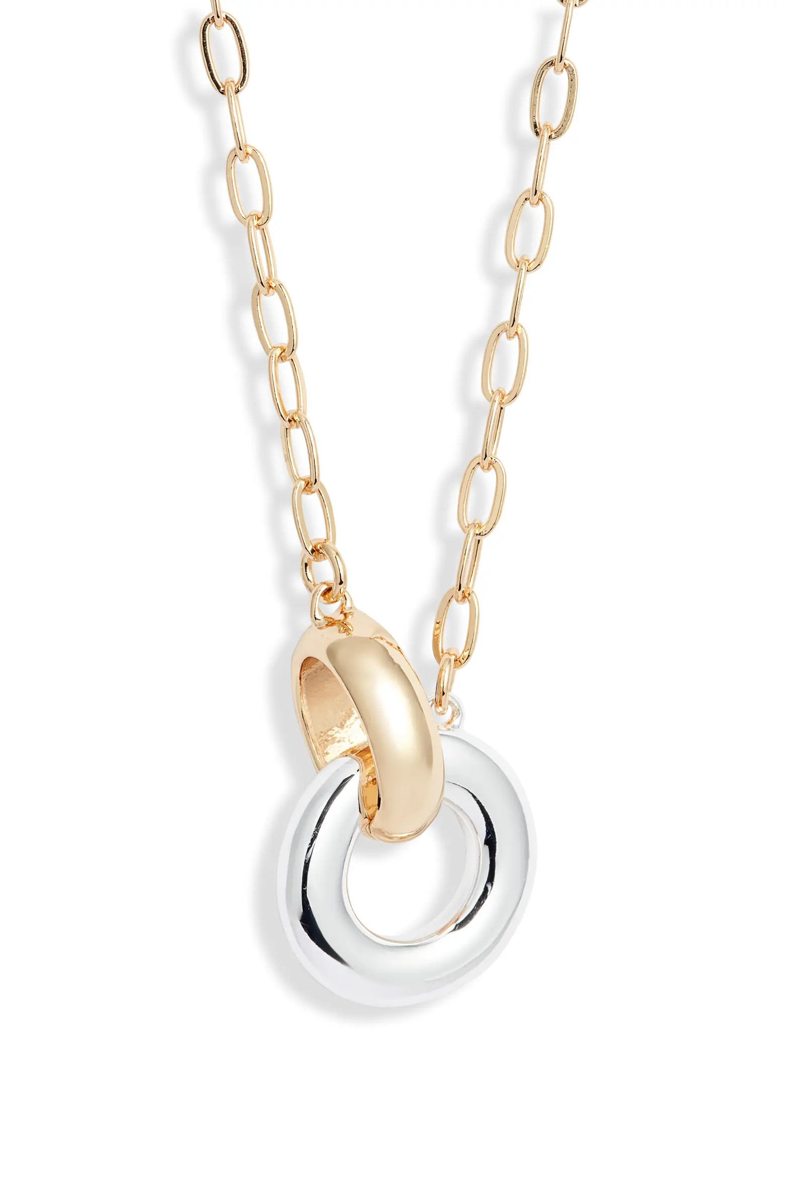 Polished Link Circle Necklace (Women) | Nordstrom | Nordstrom