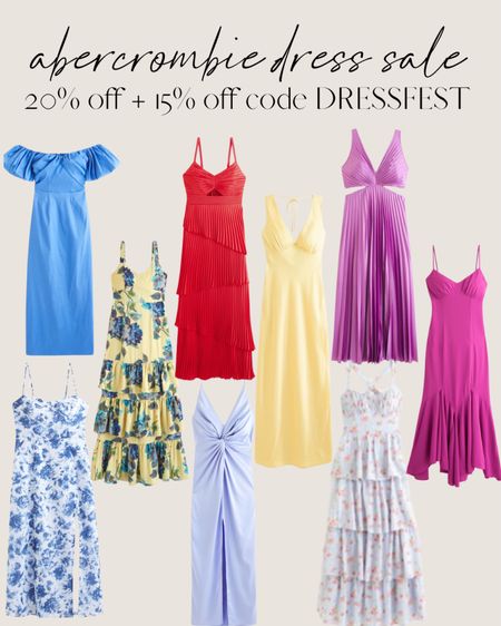 Abercrombie sale dress 🙌🏻🙌🏻

20% off plus  extra 15% with code DRESSFEST 

#LTKSeasonal #LTKWedding #LTKSaleAlert