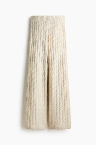 H & M - Cable-Knit Pants - Beige | H&M (US + CA)