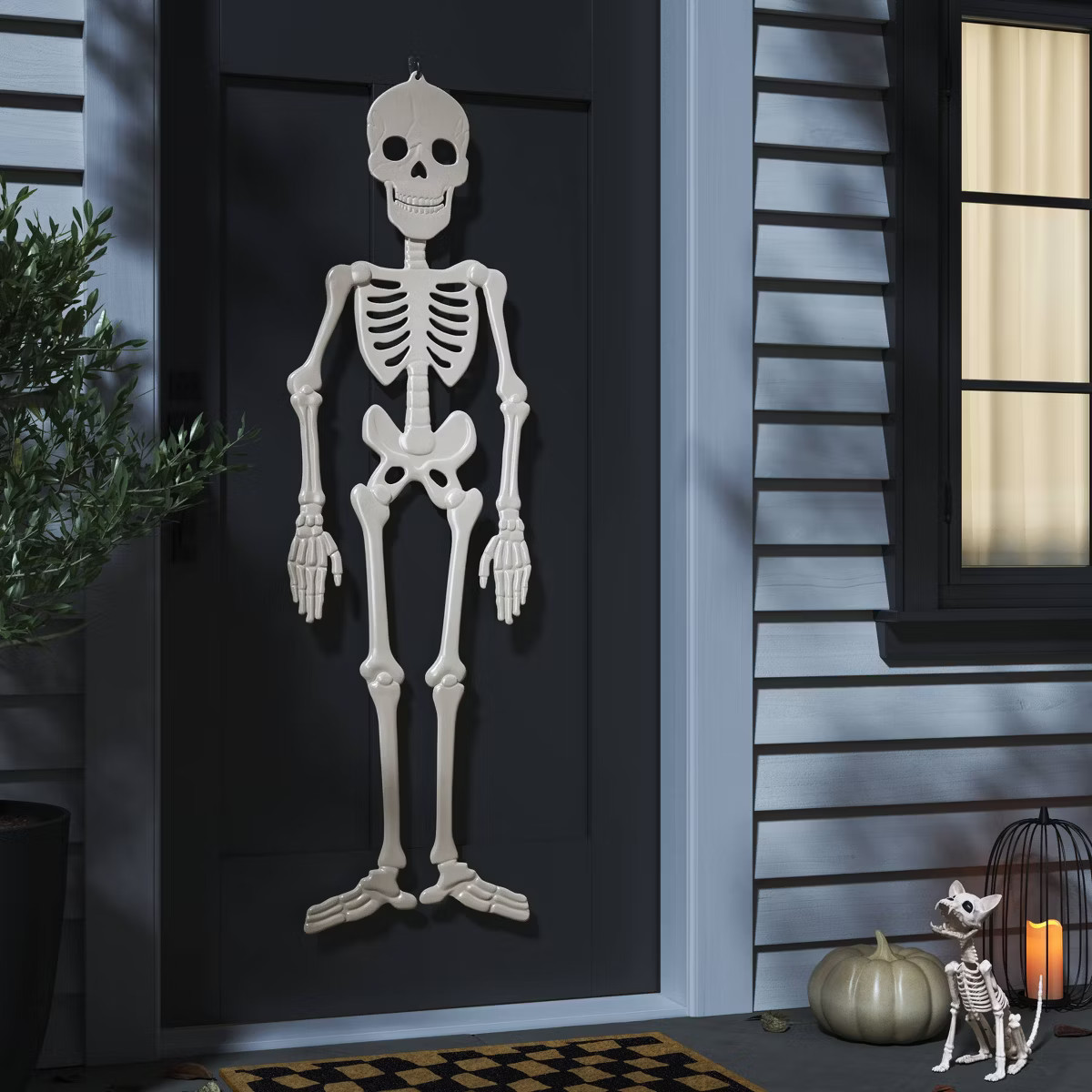59" Jointed Skeleton Halloween Decorative Prop Traditional Bone - Hyde & EEK! Boutique™ | Target