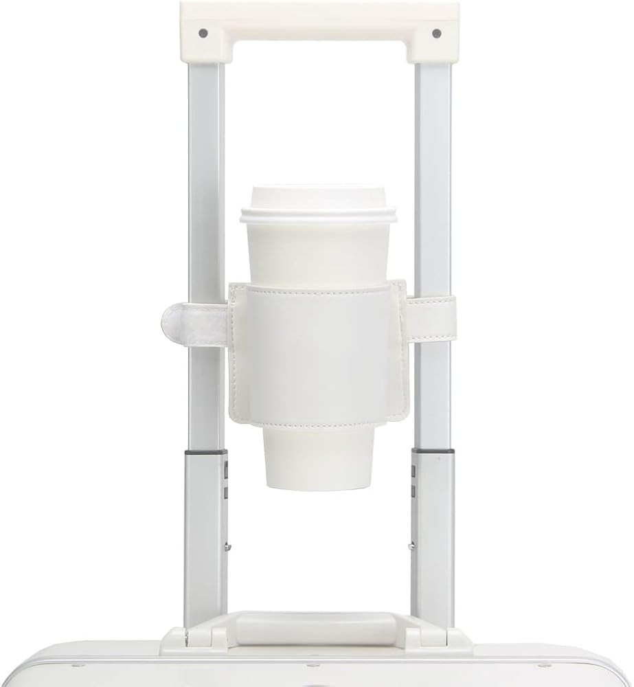 Luggage Travel Cup Holder Free Hand Drink Caddy（2PCS）, Does Not Affect the Use of Suitcase Handles,  | Amazon (US)