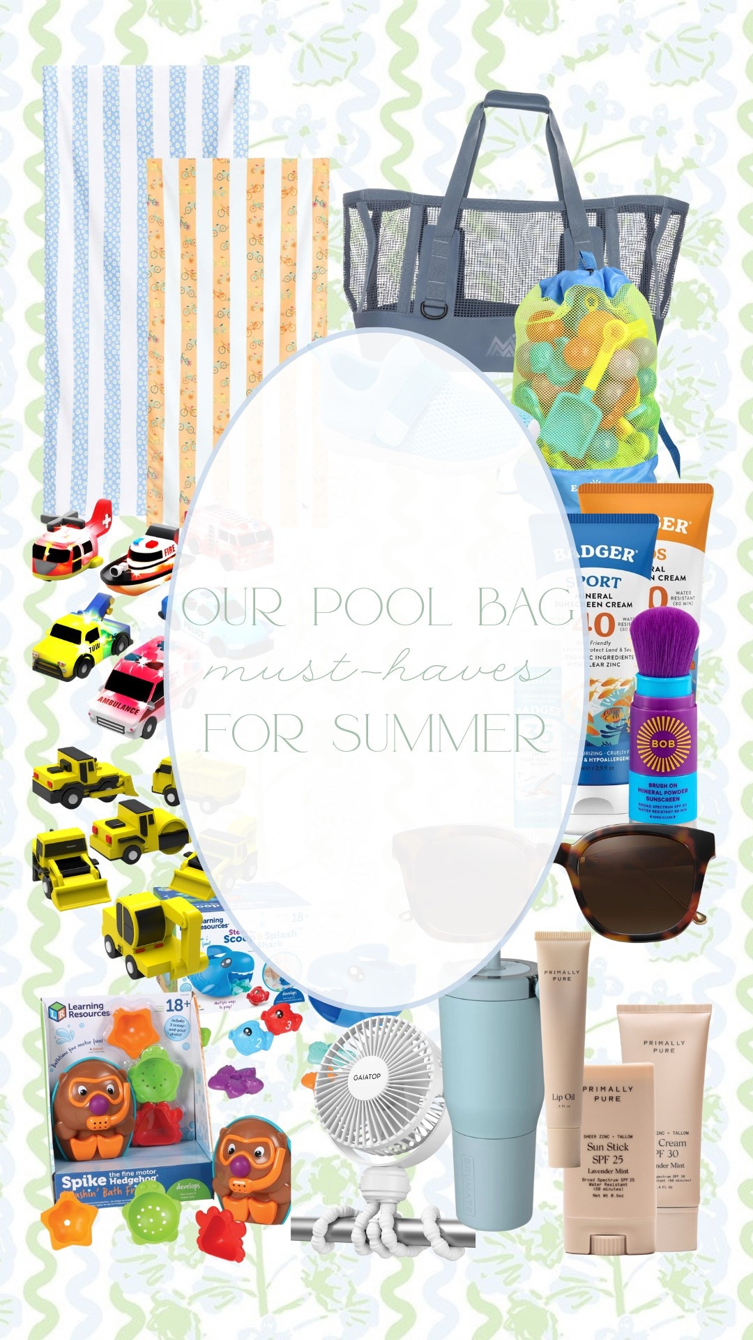 Our pool bag must haves for the summer! 



#LTKSummerEdit #LTKSwim #LTKFamily