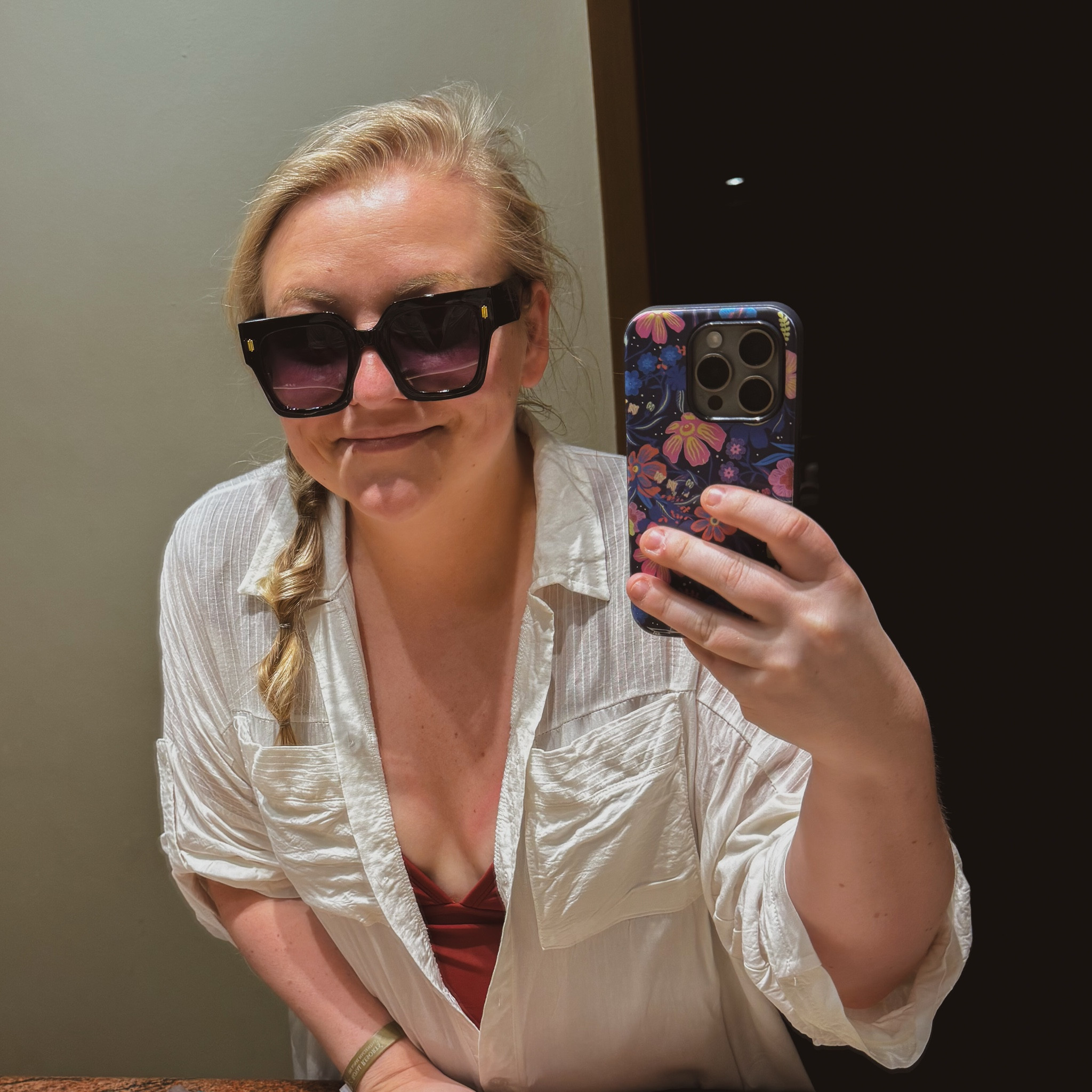 Love these Prada dupe sunglasses! Perfect swim cover-up - resort wear! 

#LTKSeasonal #LTKswim #LTKmidsize