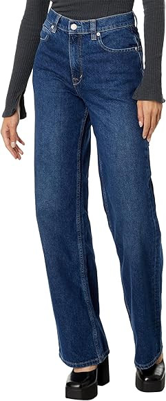 Free People Tinsley Baggy High-Rise Skinny | Amazon (US)
