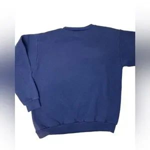 Vintage Nike Made in USA Youth Large Lids Crew Neck Navy Blue Sweat Shirt | Poshmark