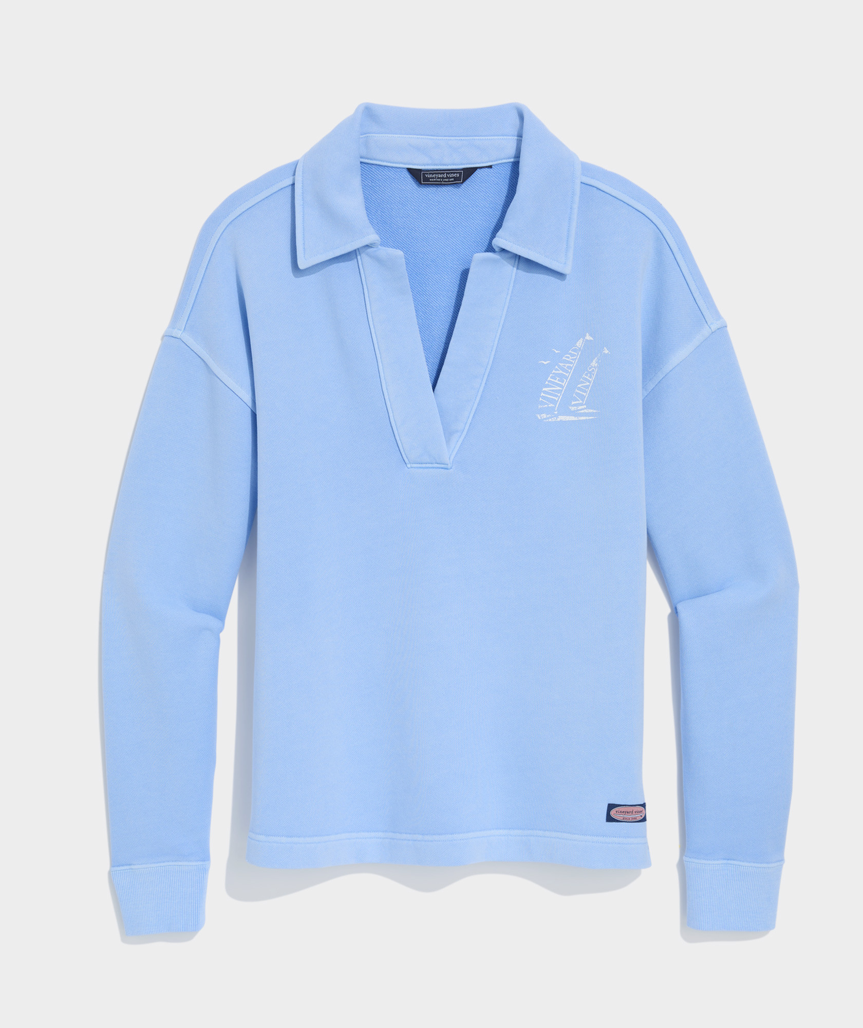 Cam Surf Terry Graphic Sweatshirt | vineyard vines