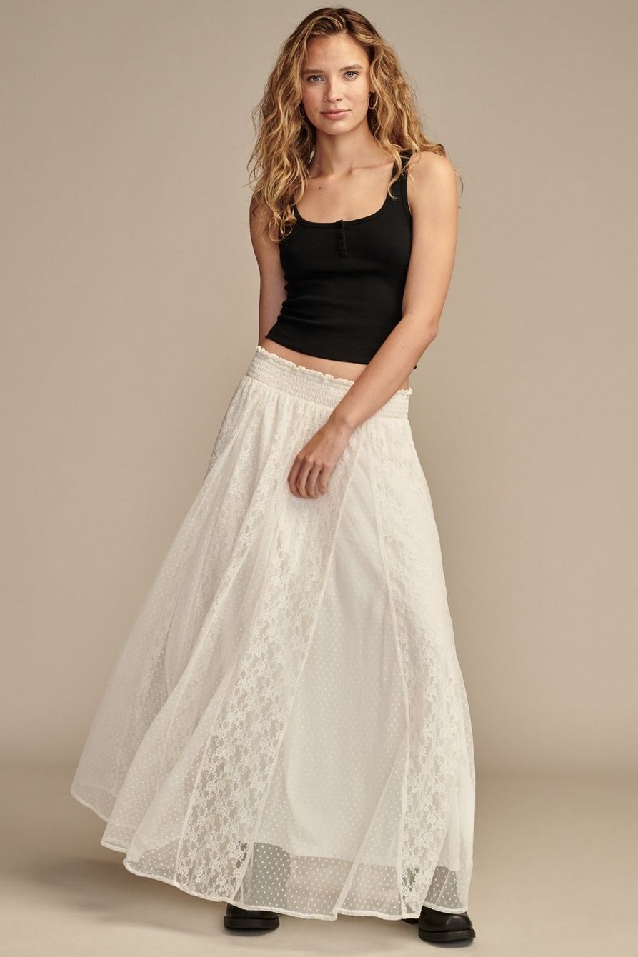 LACE MAXI SKIRT | Lucky Brand