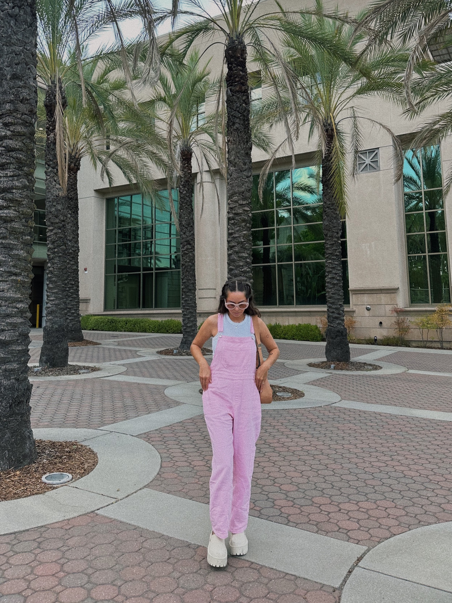 pink overalls 🌸