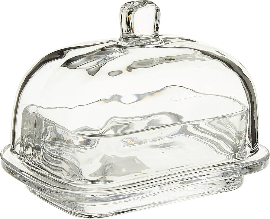 Abbott Collection 27-Continental Butter Dish, Large Round Rectangle, Clear | Amazon (US)