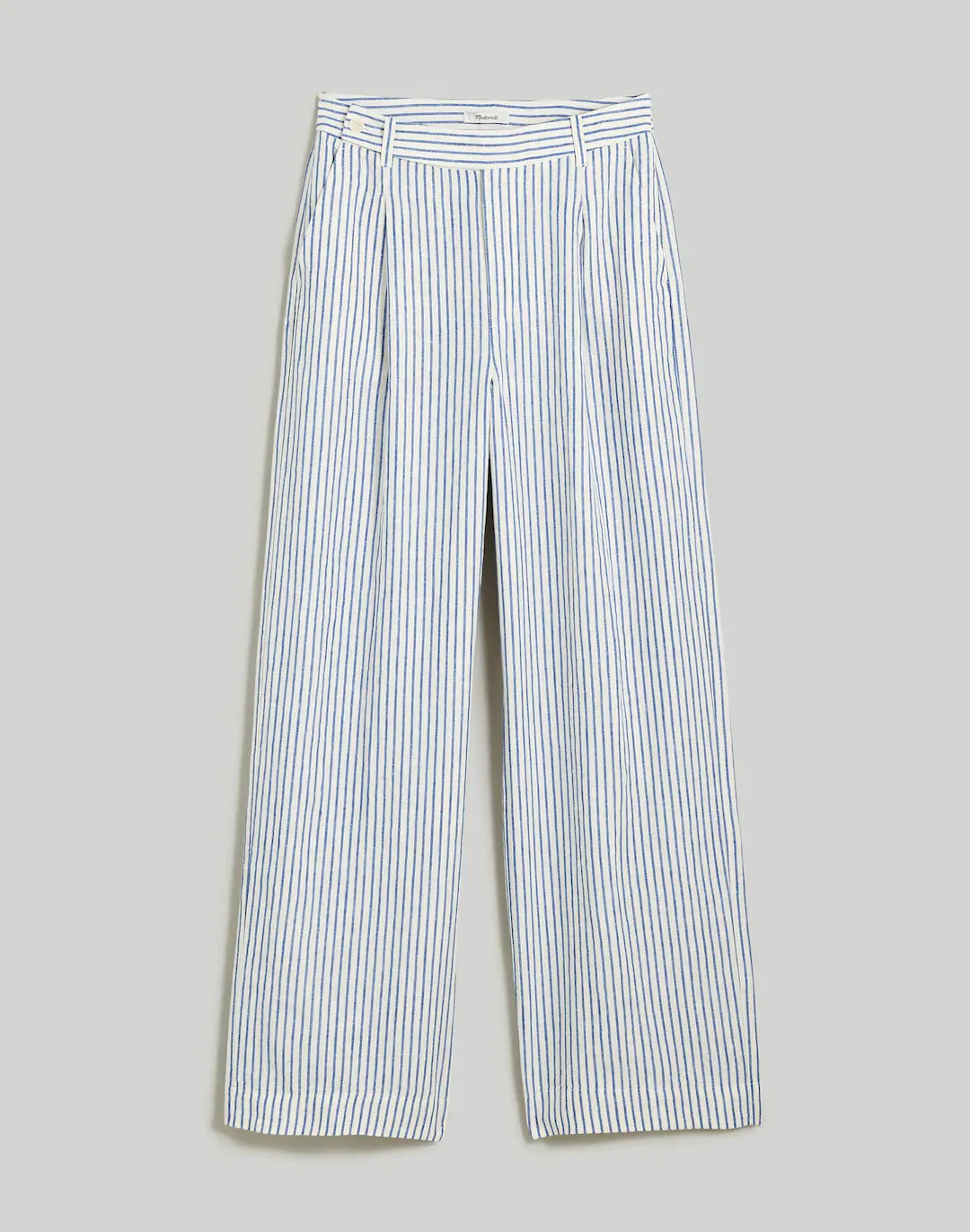 The Harlow Wide-Leg Pant in 100% Linen | Madewell