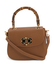 Made In Italy Leather Turn Lock Crossbody | Handbags | Marshalls | Marshalls