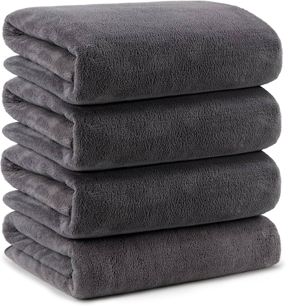Orighty Bath Towel Set Pack of 4(27’’ x 54’’) - Soft Feel Bath Towel Sets, Highly Absorbe... | Amazon (US)
