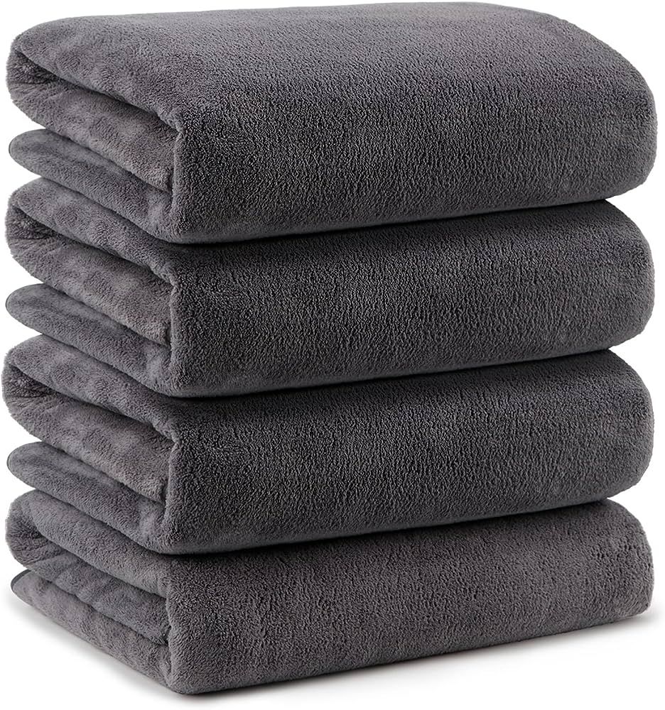 Orighty Bath Towel Set Pack of 4(27’’ x 54’’) - Soft Feel Bath Towel Sets, Highly Absorbe... | Amazon (US)