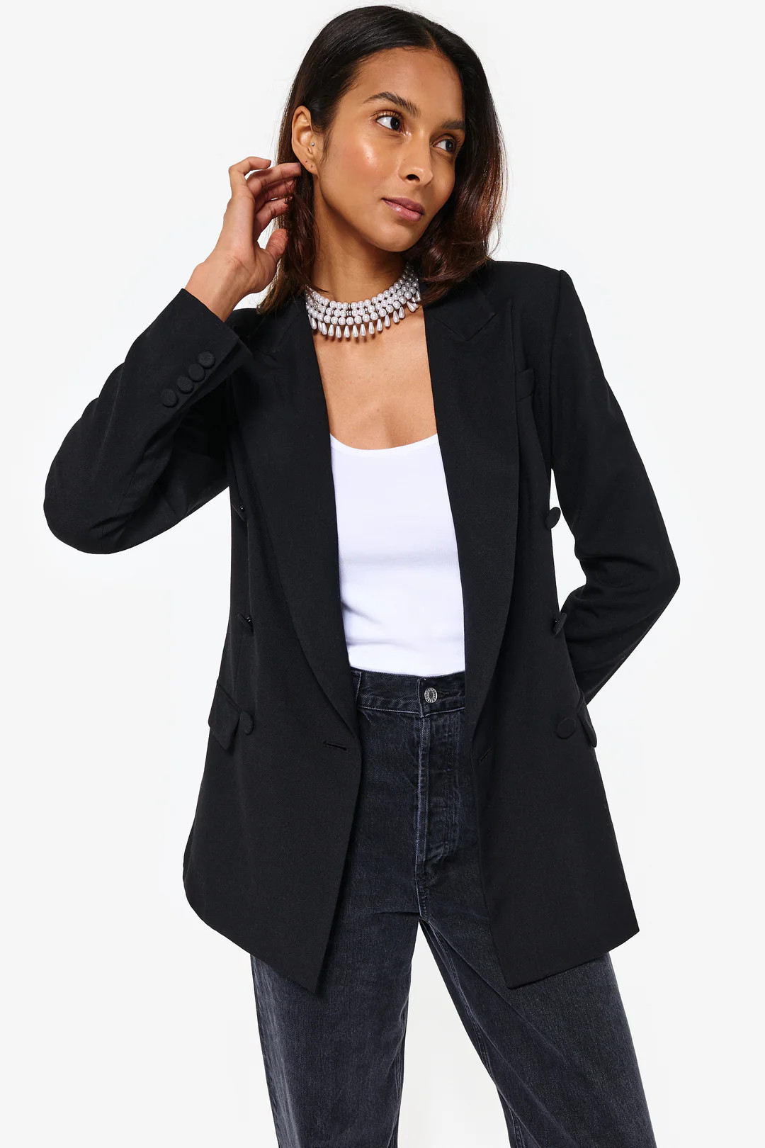 Hauser Long Blazer | COUPER