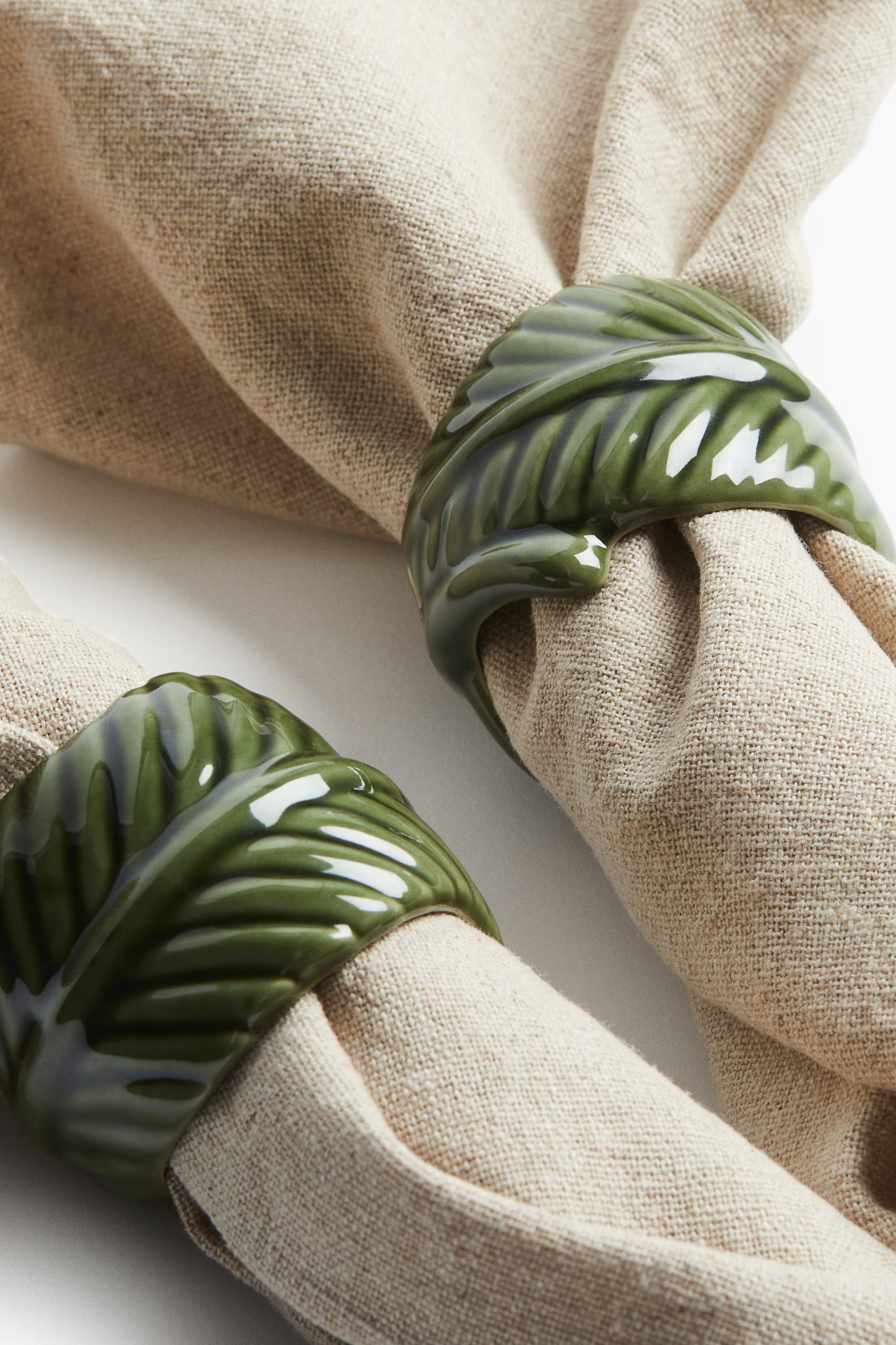 2-pack Stoneware Napkin Rings | H&M (US + CA)