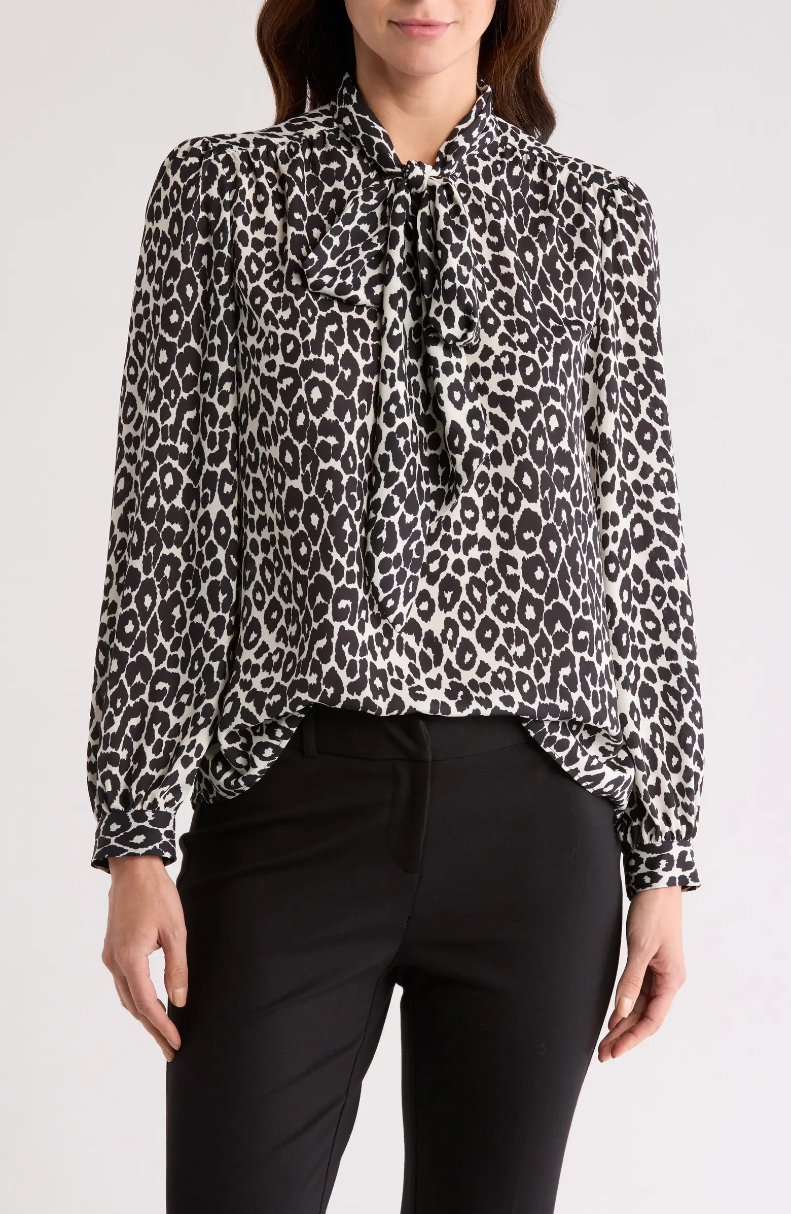 Gemma + Jane Tie Neck Georgette Top | Nordstromrack | Nordstrom Rack