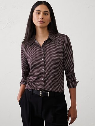 Silky Classic Shirt | Banana Republic Factory