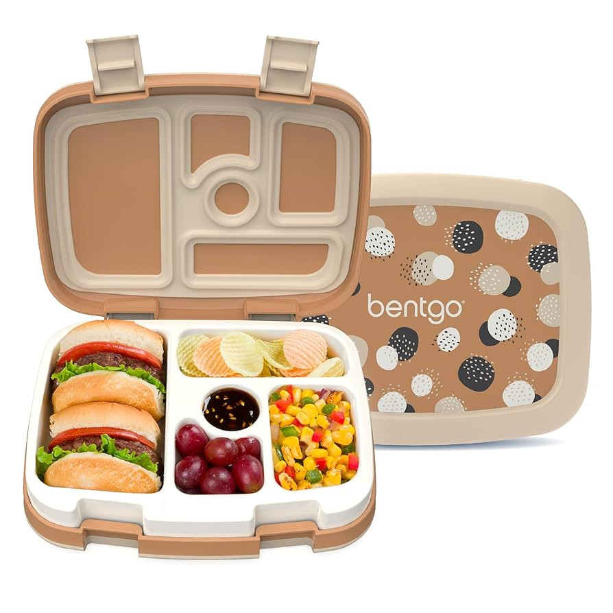 Bentgo Kids 5-Compartment Leak-Proof Bento-Style Lunch Box (Whimsy & Wonder Collection) - Ideal f... | Amazon (US)