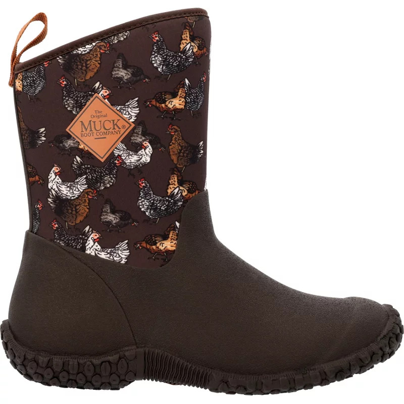 Muck Boot Women's Muckster II Chicken Print Boots Brown, 11 - Crocs And Rubber Boots at Academy Sports | Academy Sports + Outdoors