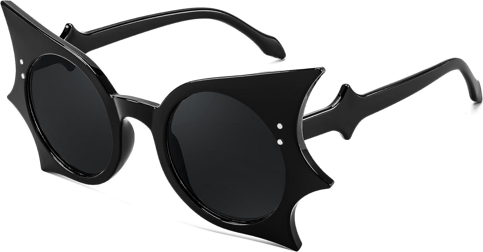 FEISEDY Women Men Funny Sunglasses, Butterfly Shaped Bat Shades for Halloween and Party B4142 | Amazon (US)